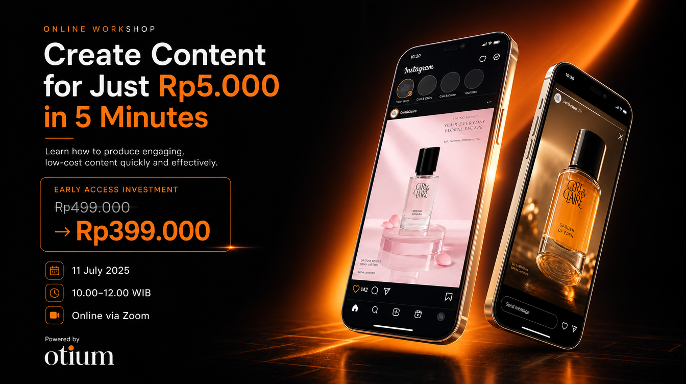 Create Design for Just Rp. 5.000 , in 5 Minutes event banner